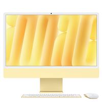Apple iMac 24" écran rétina 4,5K 512 Go SSD 16 Go RAM Puce M4 CPU 10 cœurs GPU 10 cœurs Jaune