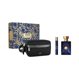 VERSACE Dylan Blue pour Homme - Eau de Toilette 100 ML & 2 Produits