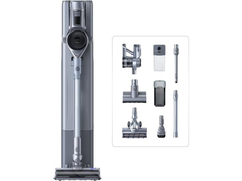 Aspirateur Balai laveur V40 avec station autonettoyante - blanc
