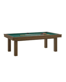 Billard convertible LAFITE Châtaignier avec drap vert