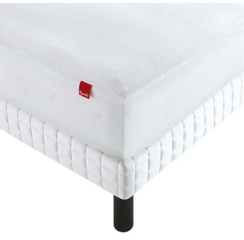 Protege matelas Coton doux absorbant 160 x 200 cm - blanc