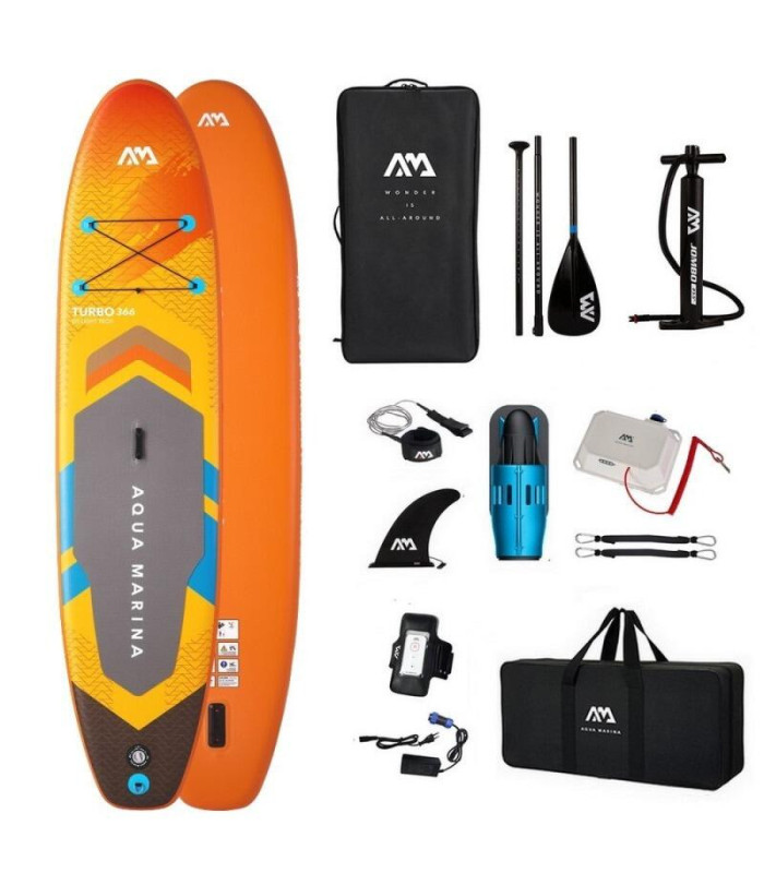 Paddle gonflable AMgo Tubro 366 3.66m - orange