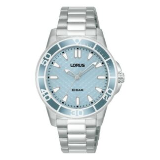 Montre femme quartz 34 mm - bleu clair
