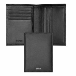 Porte-cartes Double Classic Smooth - noir
