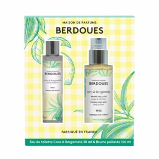 BERDOUES Coco & Bergamote - Coffret Eau de Toilette 30 ML & Brume Pailletée 100 ML