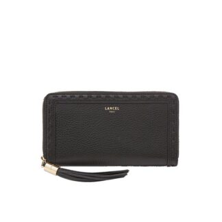 Portefeuille Continental zippé premier flirt noir
