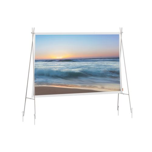 Ecran de projection portable extérieur-intérieur 70 pouces
