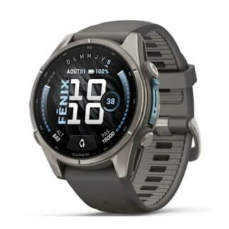 Montre connectee Fenix 9 43 mm - titane - gris