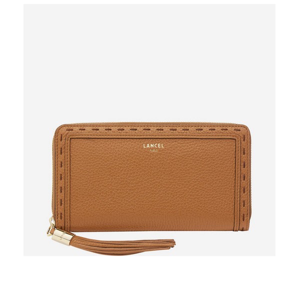 Portefeuille Continental PREMIER FLIRT DE LANCEL - camel