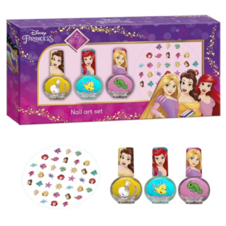 DISNEY Princesses - 3 Vernis & Autocollants