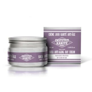 INSTITUT KARITÉ Crème Jour Karité Anti-Âge - Nuage Coton Peaux Sèches à Très Sèches 50 ML