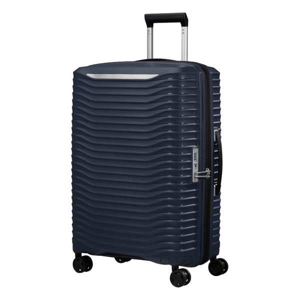 Valise UPSCAPE 68 cm - 4 roues - bleu fonce