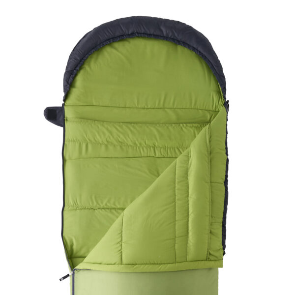 Sac de couchage Loisir Verdon Confort - gris et vert – Image 2