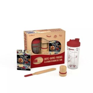 Shaker a crepe Miam factory coffret - rouge