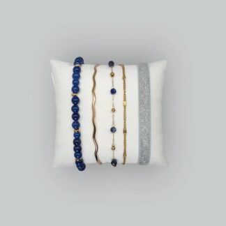 Bracelets Neptune Star Box - bleu ciel - or jaune