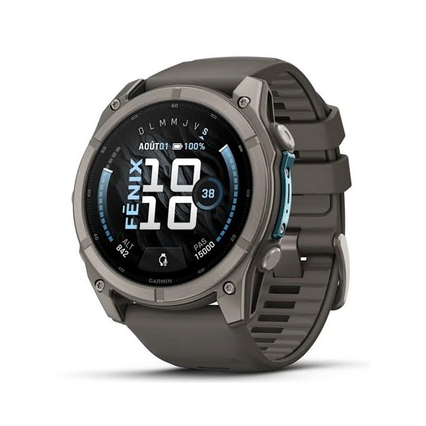 Montre connectee Fenix 9 51 mm - titane