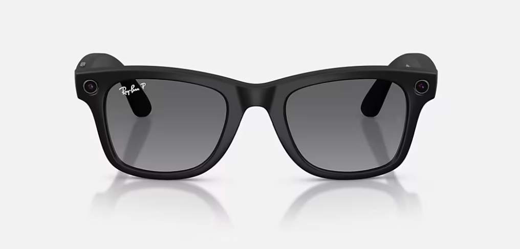 Lunettes de soleil META WAYFARER 2 - noir mat – Image 2