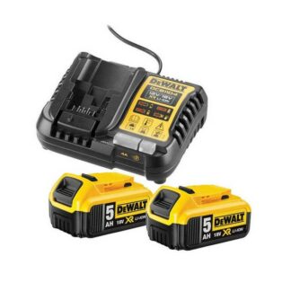 Pack de 2 batteries 18V 5Ah + chargeur