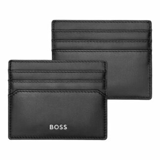 Porte-cartes Classic Smooth - noir