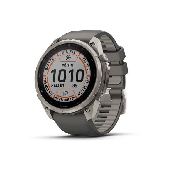 Montre connectee Fenix 9 Pro inReach Solar 51 mm - titane