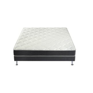 Lit BREVA 160 x 200 cm - gris fonce