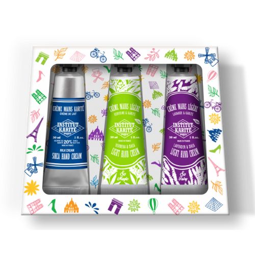 INSTITUT KARITÉ Trio Parisien - Crèmes Mains x3