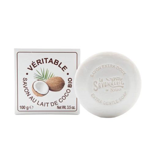 LA SAVONNERIE DE NYONS Lait Coco Bio - Savon Rond 100 G