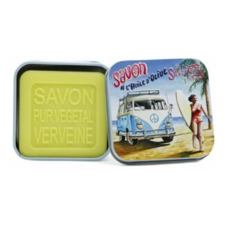 LA SAVONNERIE DE NYONS Vintage Combi - Savon Parfum Verveine - Boîte Métal 100 g
