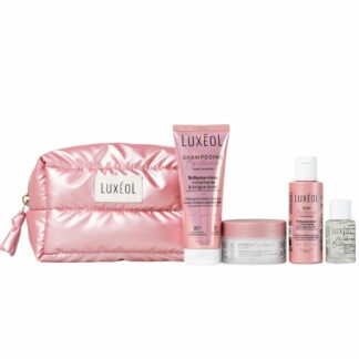 LUXÉOL Trousse Voyage Routine Brillance - Shampoing 75 ML & 4 Produits