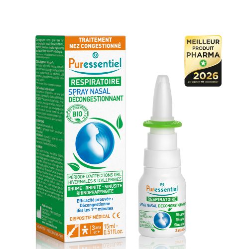 PURESSENTIEL Spray Nasal Décongestionnant - Décongestionnant 15 ML