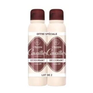 CAVAILLÈS Dermato 48H - Déodorant Homme 2 x 150 ML